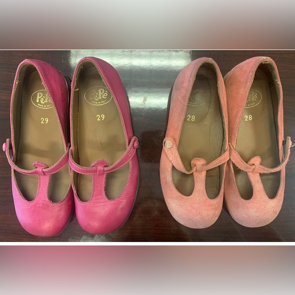 Pink Dress Shoes with Classic Mary Jane Strap
